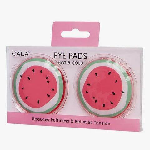 Cala Spa Solutions Beauty Reset Hot/Cold Reusable Eye Pads, Watermelon