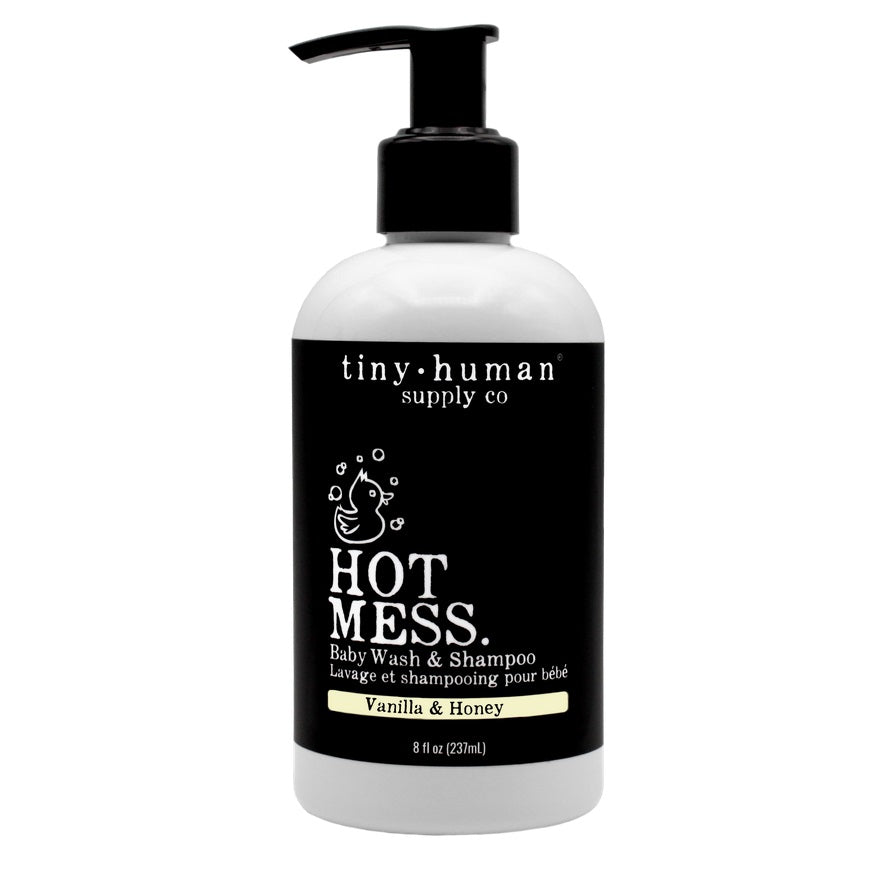 Tiny Human Hot Mess Baby Wash & Shampoo, 8oz (click for scents)